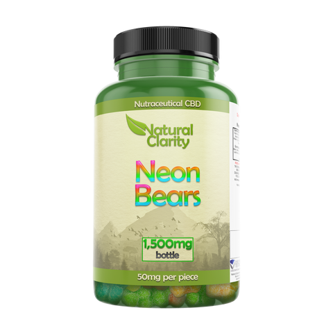Natural Clarity Neon Bears 30ct Bottle